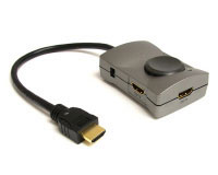 Startech.com Divisor de Video HDMI� de 2 Puertos con Audio ? Alimentado por USB (ST122HDMILE)